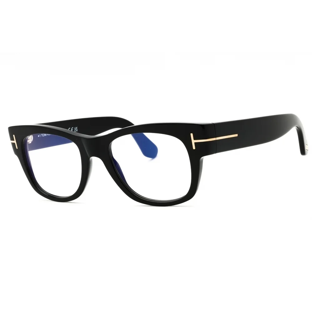 NWT Tom Ford FT5040 Black Rectangle 52mm Eyeglasses